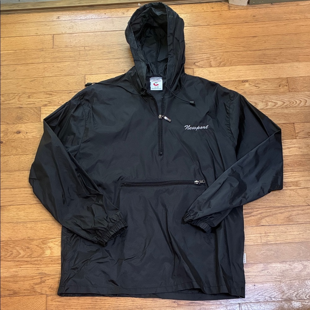 Newport Rhode Island Gogo Sports Charcoal Lightweight Windbreaker Jacket